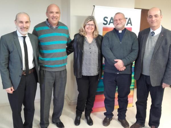 Encuentro de la Fe.Sa.I.E.P  con las autoridades del  Ministerio  de Educación de Santa Fe